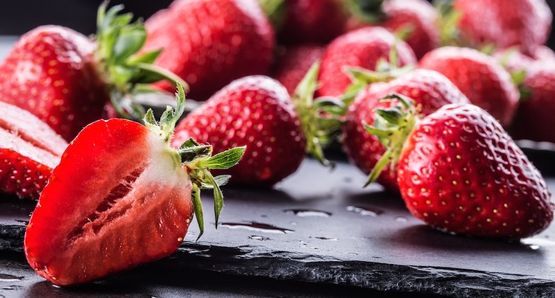 fresh strawberries