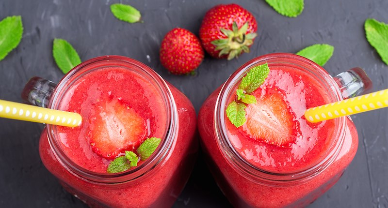 strawberry smoothies