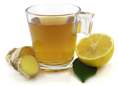 Detoxifying lemon tea