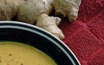 Thai Ginger-Curry Carrot Pulp Soup