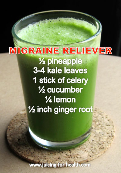 Migraine Reliever Juice Recipe Rich In Magnesium And Potassium