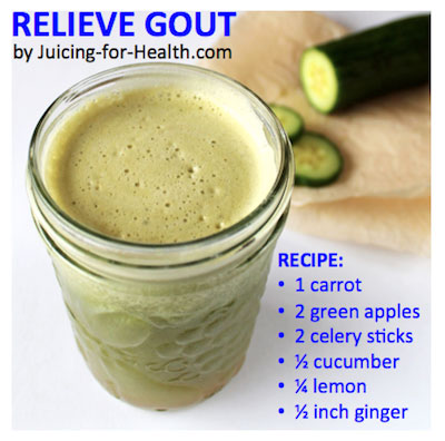 juice to reduce gout attacks