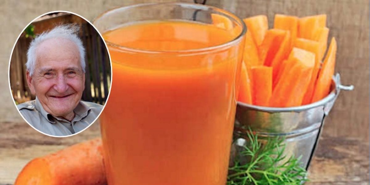 This 82-Year Old Man Cured His Heart Problem And Kidneys With Carrot Juice