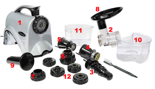 Omega NC800HDS Juicer Parts