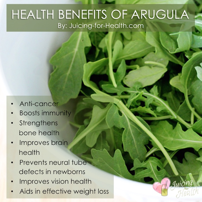 health benefits of arugula
