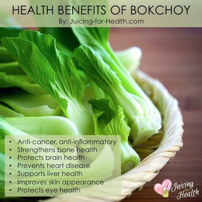 health benefits of bokchoy