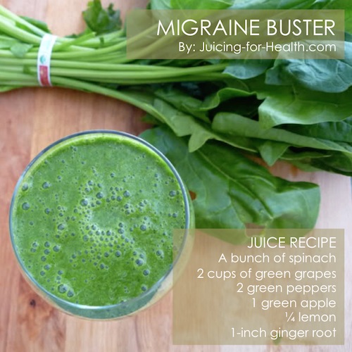 Juice To Relieve Migraines Get The Juice Recipe Here