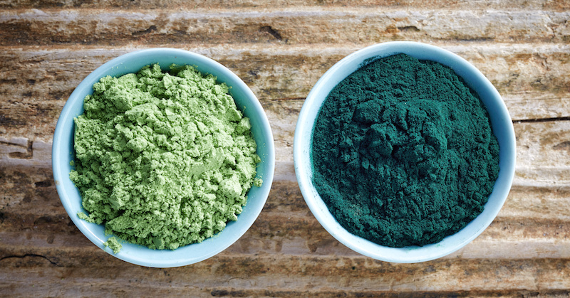 Spirulina and Chlorella