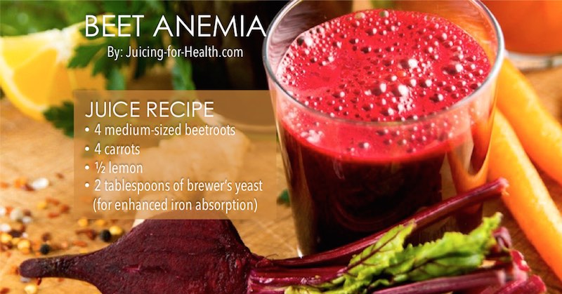 3 Easy Juice Recipes To Treat and Beat Anemia - Juicing ...