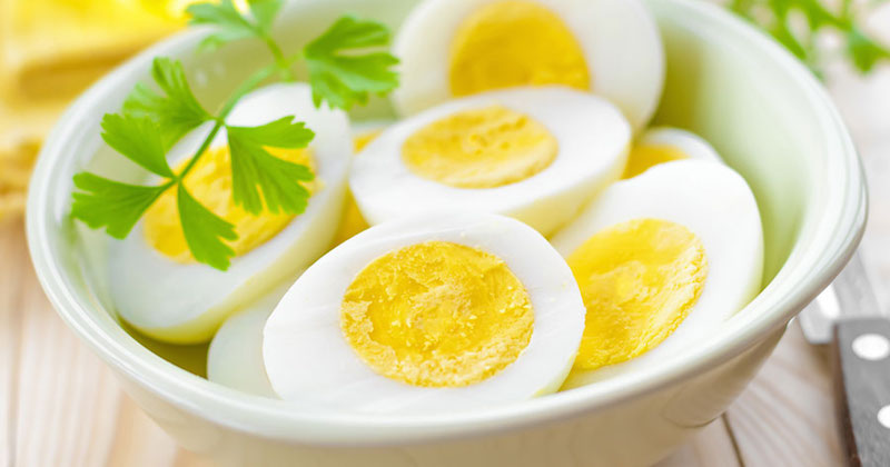 hard-boiled eggs