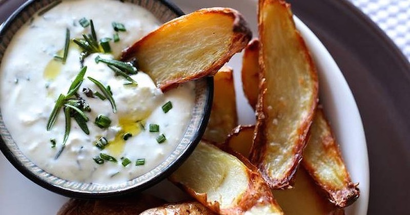 crisp potato skins