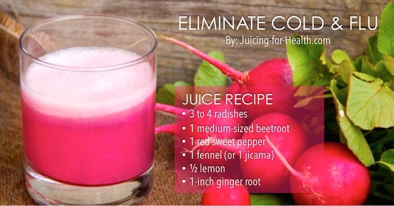 stop a cold juice remedy