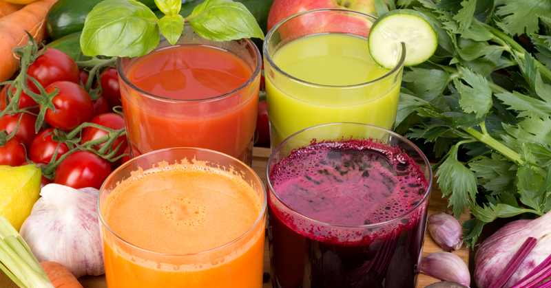 target juicing for speedy healing