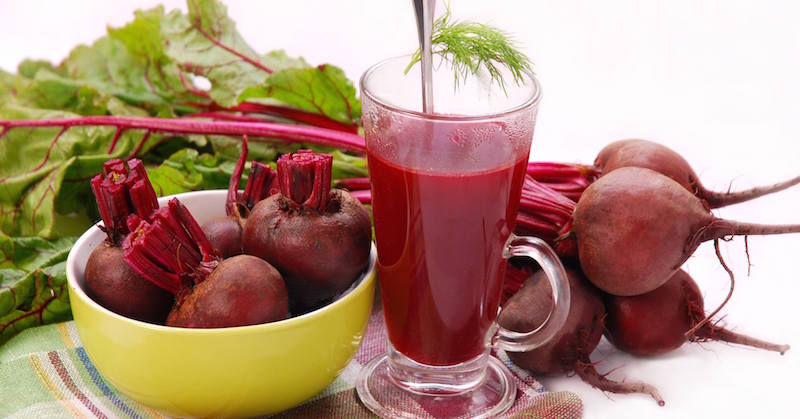 beetroot juice improves blood pressure