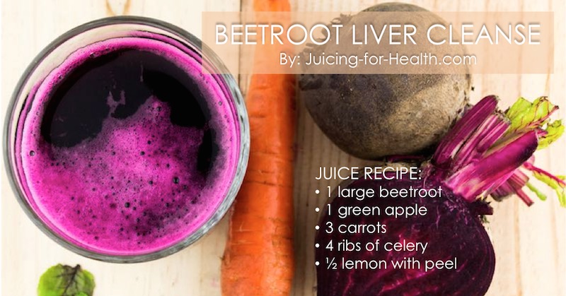 beetroot juices for liver detox