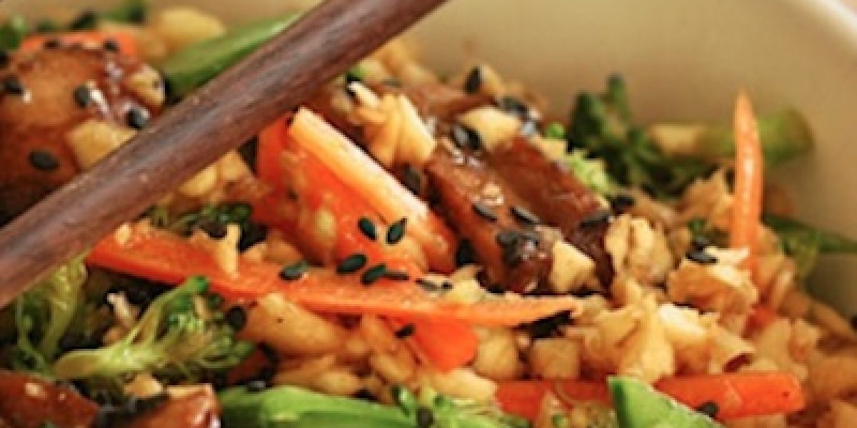 Quick and Easy, Gluten-Free, High Antioxidant Mushroom and Broccoli Stir-Fry