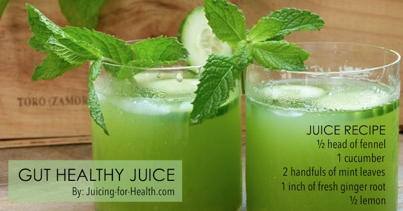 juice recipes for gut health
