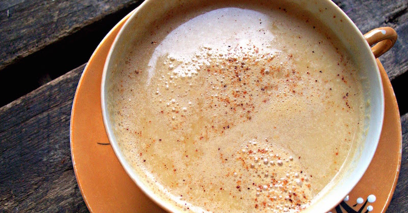 homemade pumpkin spice latte