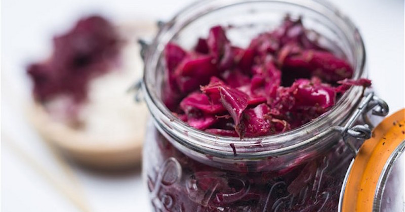 red cabbage sauerkraut