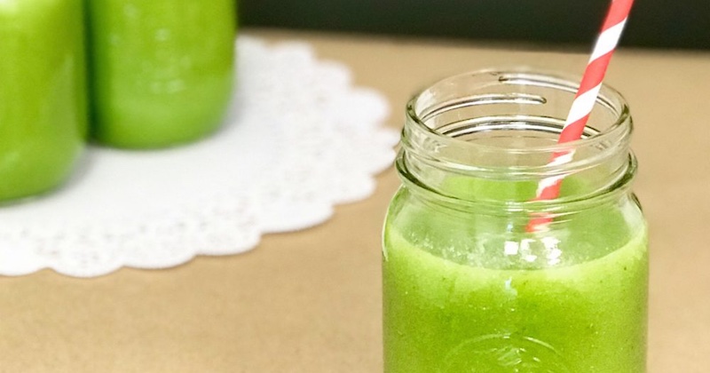 kale-coconut juice - energy booster drink