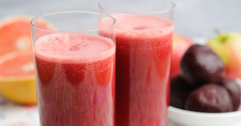 grapefruit-beeetroot juice