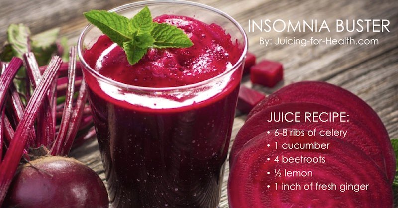 insomnia buster juice recipe