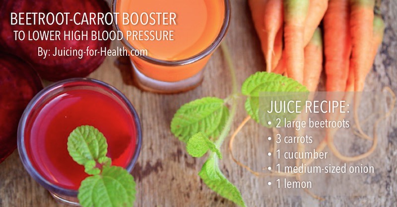 Juices to lower high blood pressure