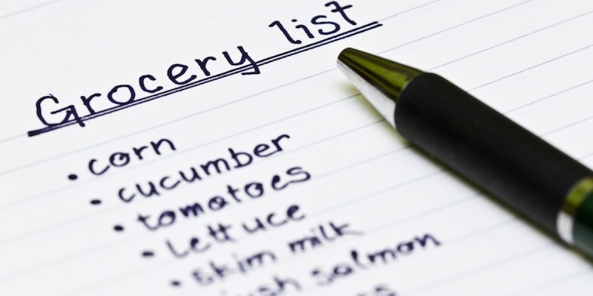 Guide To Writing Your Own Grocery Shopping List