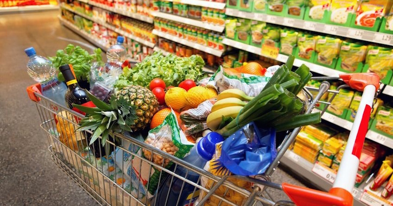 grocery shopping cart