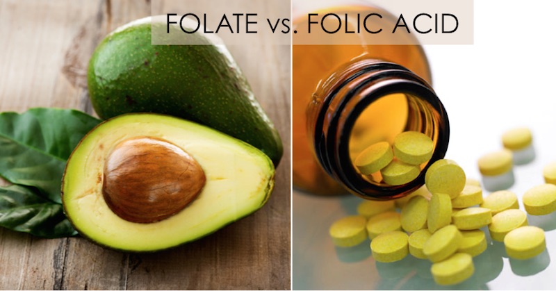 folate vs folic acid