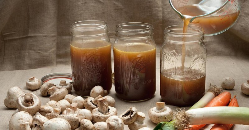 mushroom broth