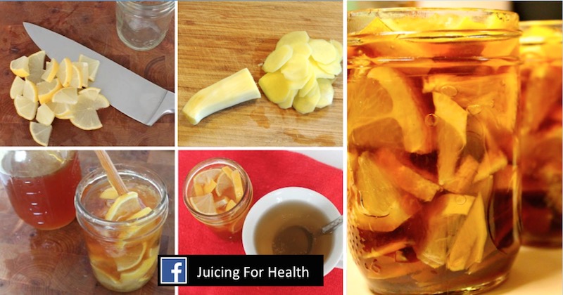 honey ginger lemon calming elixir