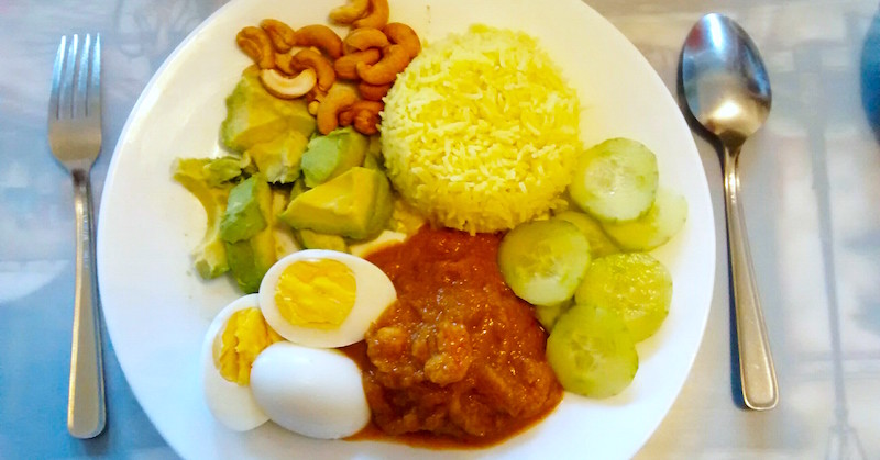 my healthy nasi lemak