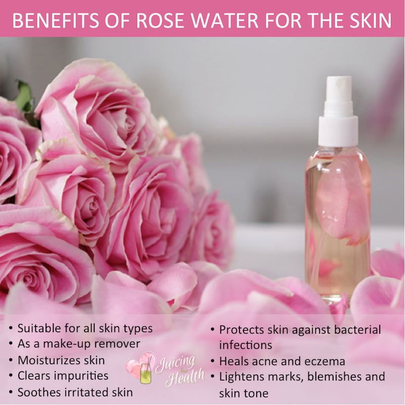 benefits of rose water