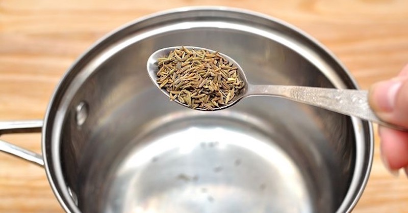 cumin seeds to pot