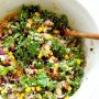 Fat-Burning Kale-Quinoa-Black Bean Salad With Spicy Dressing
