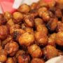 Sweet, Roasted Chickpeas With Cinnamon And Maple Syrup As A Healthy Road Trip Snack