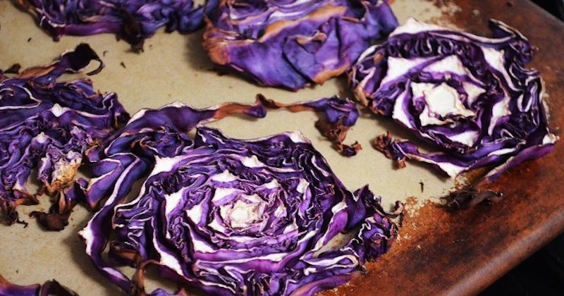 roasted garlic cabbage chips recipe