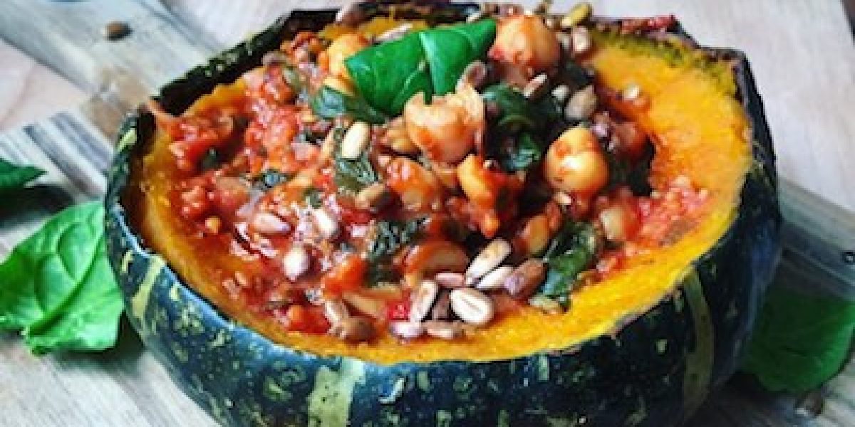 This Roasted Stuffed Squash Recipe Is Rich With Fiber And Beta-Carotene