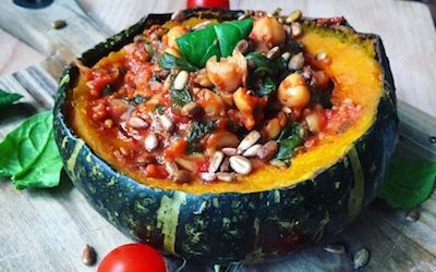 This Roasted Stuffed Squash Recipe Is Rich With Fiber And Beta-Carotene