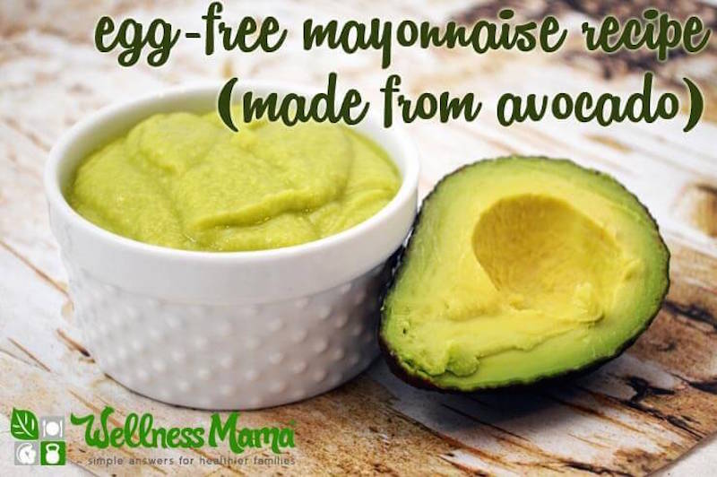 healthy mayonnaise recipes - egg free avocado