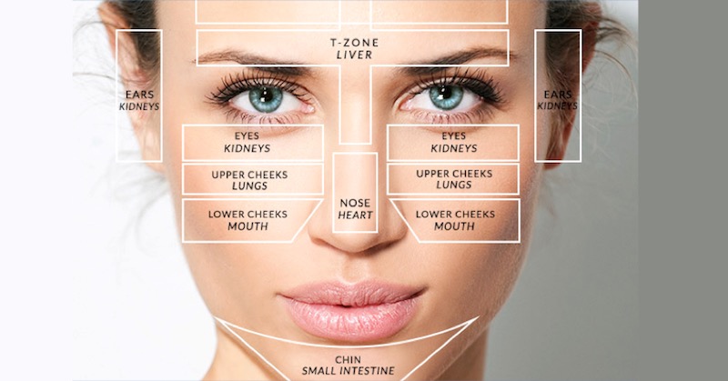 Chinese Face Mapping Chart