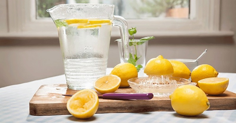 Drink daily lemon juice for health