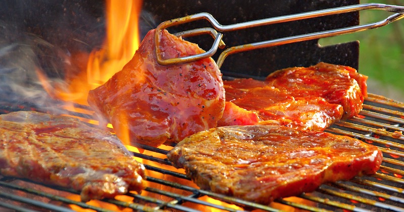 reduce carcinogens when barbecue