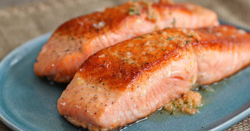 cooked salmon