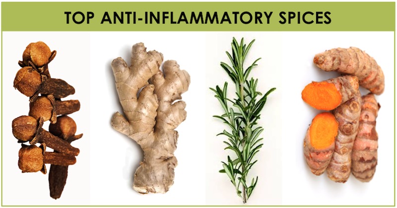 top anti-inflammatory foods - spices