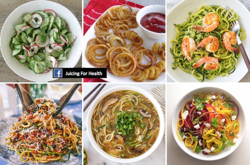 spiralizer dishes