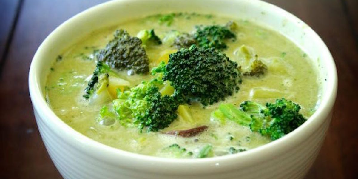 The Secret To Making A Bowl Of Hot, Delicious, Creamy Anti-Cancer Broccoli Soup