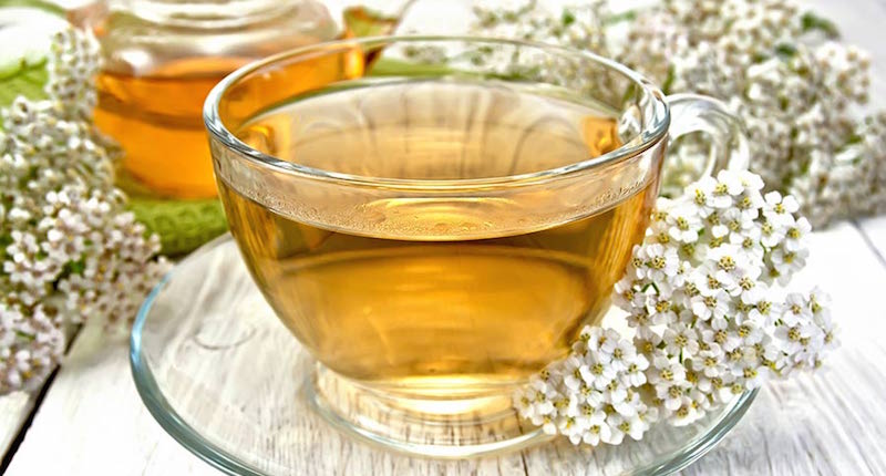 yarrow flower tea