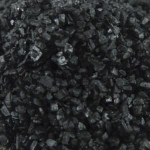 Hawaiian black lava sea salt, USA